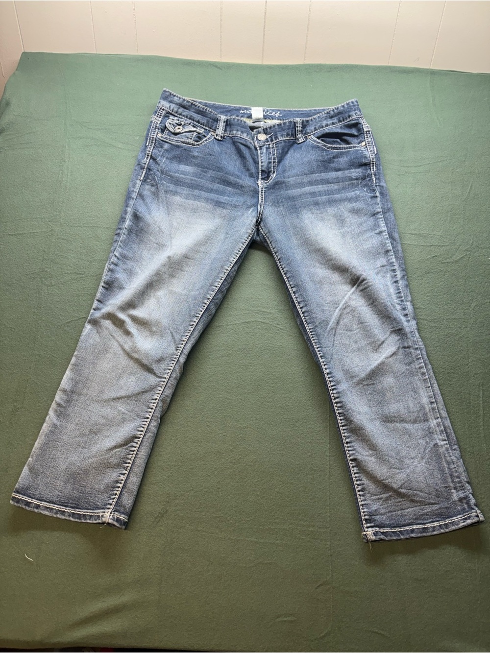 Maurices Light Blue Capris